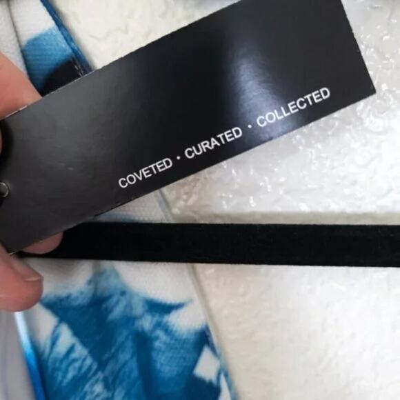 LuLu’s Women’s Tropical Dress Floral Blue White Size Medium Resortwear - Picture 8 of 10